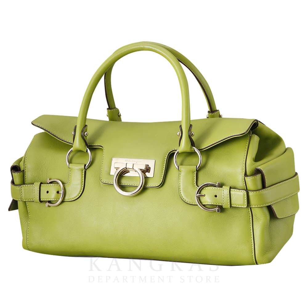 FERRAGAMO(USED)페레가모 간치니 플랩 탑 핸들백